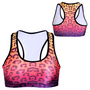 Soutien-gorge de sport pour femme, grande taille, respirant, imprimé, en polyester/coton, de haute qualité, pour le fitness et l'entraînement, à prix abordable. - Product Image 6