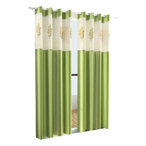 Cortinas Térmicas Aislantes con Estampado de Diseño Novedoso y en Tendencia para Dormitorio, Cortinas Opacas con Estampado y Ojales para Sala de Estar - Product Image 1