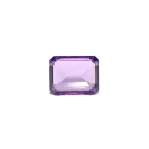 Loose Amethyst Gemstone 8.2 Carat Faceted Heart Cut for Fine Jewelry - Product Image 2