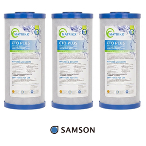 Cartouches de filtres à eau, purificateur commercial, filtre à bloc de carbone 1 micron, valeur de filtration améliorée - Product Image 1