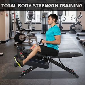 Adjustable Strength Training <b>Bench</b> Multifunction Fitness Chair for Full Body Workout Fast Folding Home <b>Bench</b> <b>Benches</b> <b>Racks</b> - Product Image 3