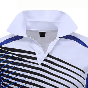 Nouvelle Arrivée Chemises Tricotées Sublimées Solides de Haute Qualité pour Hommes 100% Coton Anti-Plis Manches Courtes Polo Écologique pour Hommes - Product Image 4