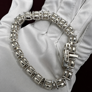 Bijou de luxe pour femme, plaqué or, avec diamant VVS de 10 mm taille coussin, certifié IGI, style hip-hop glacé, cadeau pour lui, style scintillant premium - Product Image 5