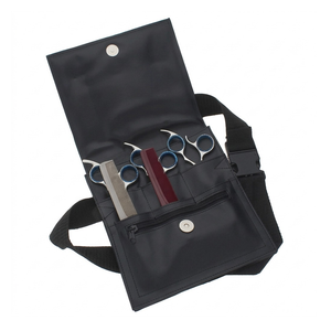Ensemble de 7 ciseaux professionnels pour la coupe de cheveux avec étui de ceinture, ciseaux de barbier en acier inoxydable, kit de ciseaux à effiler pour la coiffure - Product Image 3