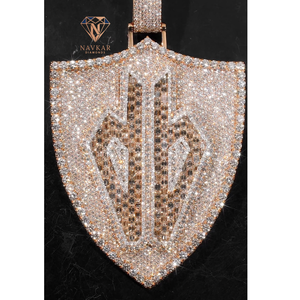 Top Quality Moissanite Diamond Pendant Necklace with Brilliant Cut Stone for Bridal and Fashion Jewelry Available At Best rice - Product Image 5