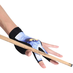 Guantes de Snooker con Diseño de Tres Dedos Abiertos (Pulgar e Índice) para Máxima Destreza, Alineación Precisa del Taco, Control Mejorado y Transpirabilidad - Product Image 2