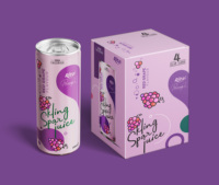 Boisson gazeuse au jus de raisin en conserve de 250 ml de la société vietnamienne de boissons, livraison rapide, service de qualité, saveur de soda fruité