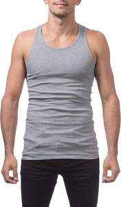 Camiseta deportiva sin mangas para hombre, hecha de 100% algodón, cómoda y ideal para el gimnasio, ejercicio y uso casual. - Product Image 3