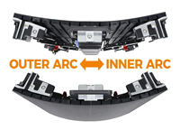 Écran LED incurvé d'intérieur P2.604 HD 3840Hz pour événements d'entreprise et diffusion en direct avec 800 cd/m² et garantie de 2 ans