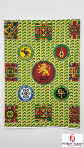 Tissu en polyester léger imprimé sur une face avec motif africain personnalisé pour le branding d'événements et la mode - Product Image 4