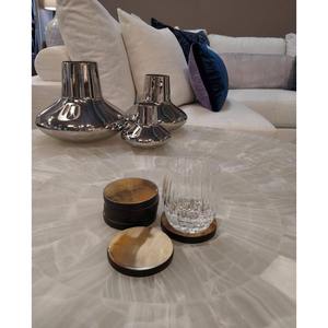 Ensemble de sous-verres en corne écologique raffinés et artisanaux de première qualité pour les hôtels, les restaurants, les bars, les cafés, les maisons, la décoration de table, la protection - Product Image 6