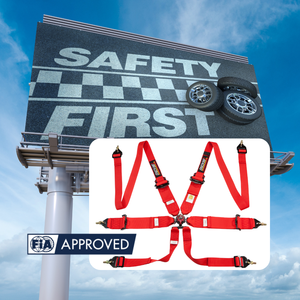 Custom Logo FIA Racing Harness 6 Point Seat Belt SPORT Model with 2 Inch 3 Inch Polyester Webbing for Track Day - Product Image 2