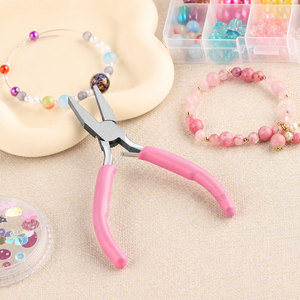 Alicates de Joyería Mini de 5 Pulgadas - Tipo Pico de Pato con Mordazas Lisas con Resorte para Fabricación de Joyas, Doblado de Alambre y Herramientas Manuales DIY - Product Image 6