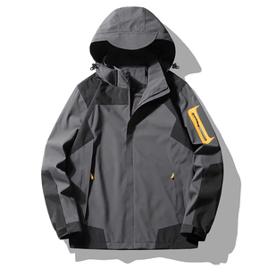 Custom High Quality Eco-Friendly Waterproof Windproof Winter Windbreaker <b>Jacket</b> <b>for</b> <b>Men</b> with Nylon Shell Manufacturer - Product Image 3