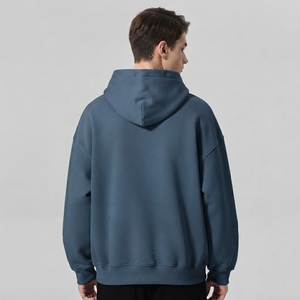 Sweat-shirt à capuche personnalisé pour homme, 100 % coton respirant, séchage rapide, avec logo personnalisé et poche kangourou – Vente en gros - Product Image 2