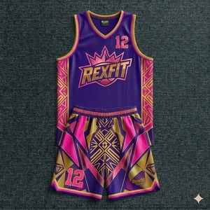 Ensemble de maillots de basketball haute performance, uniforme sportif personnalisé, tenue d'équipe de football, maillots de football, ensemble d'uniformes de football coupe ajustée - Product Image 4