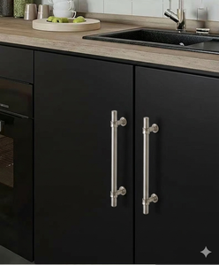 Eco-Friendly Modern Zinc Alloy Tubular Cabinet Handle Minimalist <b>Bar</b> <b>Pull</b> <b>for</b> Kitchen Bathroom Nightstands Furniture - Product Image 5