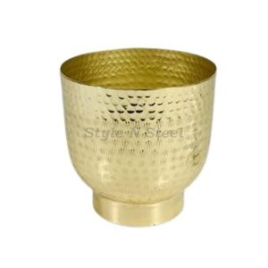 Maceta de Vidrio con Recubrimiento en Polvo, Duradera, Multiusos, para Interiores y Exteriores, con Drenaje - Product Image 2