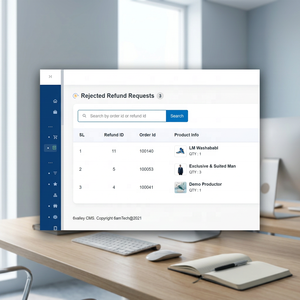 Système de gestion des demandes de remboursement rejetées 6valley CMS pour le suivi des commandes e-commerce et des retours de produits - Product Image 3