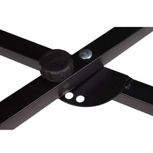 Soporte de teclado plegable profesional Glarry de un solo tubo tipo X en negro para teclados - Product Image 5