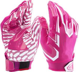 Gants de football américain professionnels pour adultes et jeunes, performance améliorée, paume adhérente, légers, en cuir, compatibles écran tactile, en latex - Product Image 3