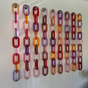 Adornos de Pared con Cadena de Eslabones en Forma de Búho, Hechos a Mano con Resina Moderna y Ecológica, Decoración Colgante para el Hogar, Festival Diwali - Product Image 1