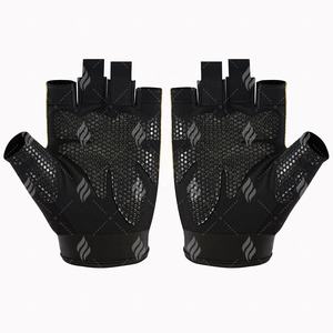 Guantes de Entrenamiento Flexibles al por Mayor para Gimnasio con Protección Acolchada Antideslizante en la Palma y Correa Ajustable - Product Image 5