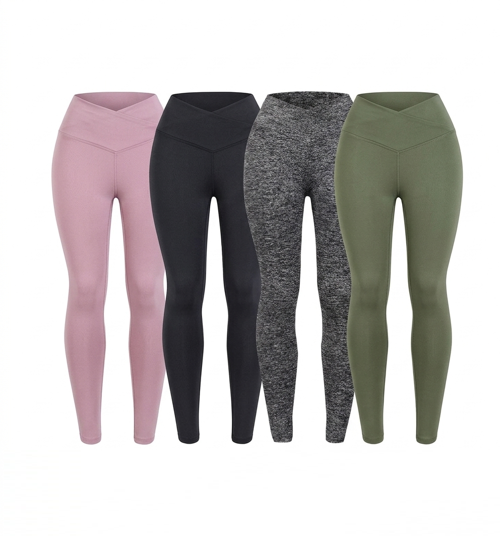 Women High Waist Yoga Leggings for Gym Workout Running Fitness Stretch Tights Breathable Activewear Pants for Daily Sports Wear