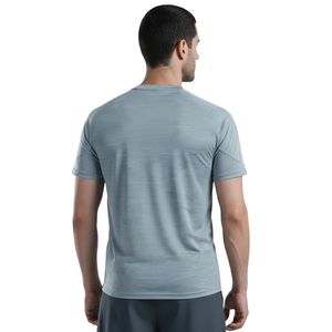 Camiseta Alpha Crew para Hombre, Corte Regular, Color Gris Claro, Algodón Premium, Transpirable, Suave, para Gimnasio, Fitness, Entrenamiento, Uso Casual, Deportivo, OEM, ODM - Product Image 3