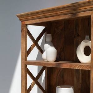 Vandana Merino Zentrix <b>Wood</b> <b>Bookcase</b> Modern <b>Solid</b> <b>Wood</b> Minimalist Storage Furniture Design - Product Image 2