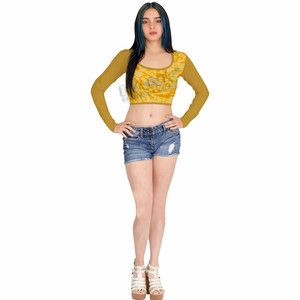 Camisetas Cortas de Verano 2026 con Nuevo Diseño para Mujer, Camisetas Cortas de Algodón Casuales y Ajustadas para Mujer - Product Image 2