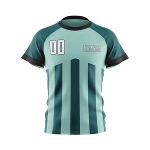 Maillots de football à manches courtes imprimés sur mesure - Maillots d'entraînement personnalisés de haute qualité en gros avec options de logo et de couleur personnalisés - Product Image 1