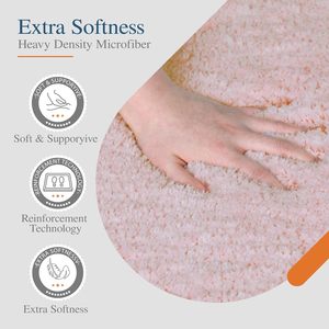Hot Selling 17"x24" Microfiber Bath <b>Mat</b> Super <b>Absorbent</b> Non-Slip Floor Thick Plush Shaggy Tufted Bathroom Rug Washable Hotel - Product Image 2