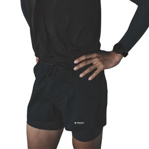 Shorts de course légers 2-en-1 pour hommes, séchage rapide, respirants, pour la gym, l'entraînement, le fitness et les sports athlétiques, avec short intérieur - Product Image 1