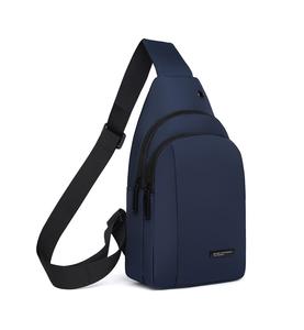 Bolso bandolera para hombre, mochila cruzada, mochila de viaje, tela duradera con múltiples compartimentos con cremallera, diseño elegante - Product Image 1