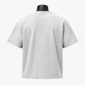 Camiseta Gráfica Extra Grande Personalizada para Hombre, Estilo Vintage, Algodón Lavado, Ropa Urbana, Estampada, Informal, Hip Hop, Fabricante OEM ODM - Product Image 2