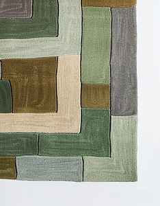 Alfombra Decorativa de Lana/Algodón, Hecha a Mano, Moderna, con Diseño Floral, de Pelo Largo, Personalizada, para Sala de Estar - Product Image 4