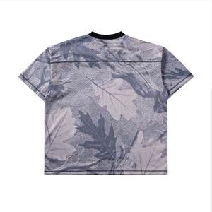 T-shirt en maille à col en V contrastant, motif camouflage Real Tree, imprimé camouflage, streetwear, 230 g/m², t-shirt pour homme, personnalisé - Product Image 3