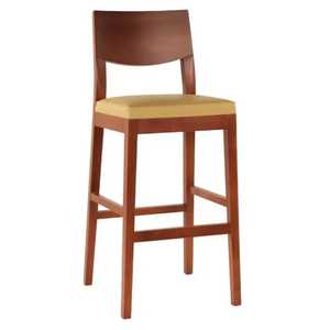 44 Inch Upholstered Bar <b>Stool</b> Dimension Diagram Luxury <b>Cushion</b> High Chair Size Chart for Commercial Hotel - Product Image 5