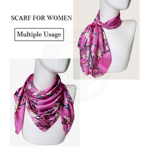 Silk Scarf Modern Pattern Fabric For Office Casual Travel And Daily Lifestyle Wear Wholsale Rate Silk Scarf - Product Image 4