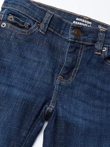 High <b>Waist</b> Straight Leg Denim <b>Jeans</b> Women's Casual Full Length Stonewashed Cotton Pants Autumn Style - Product Image 2