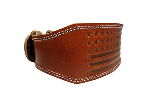 Cinturón de Levantamiento de Pesas Ajustable Antideslizante de Cuero Vacuno Personalizado de 4 Pulgadas con Soporte Lumbar para Desarrollo Muscular Unisex OEM - Product Image 5