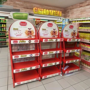 Exhibidores de Snacks Personalizados con Fácil Montaje y Altura Ajustable para Promoción y Almacenamiento, Hechos en India - Product Image 5