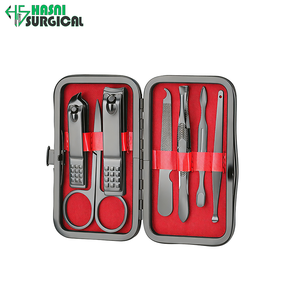 Surgical Equipment Manufacturer & Exporter 7-Piece Manicure & <b>Pedicure</b> <b>Set</b> with Nail Clippers - Product Image 6