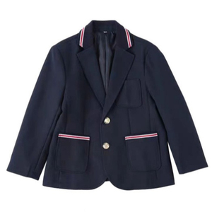 Blazer scolaire classique avec logo personnalisé, couleur classique, veste formelle confortable pour garçons et filles, pour les écoles primaires - Product Image 3