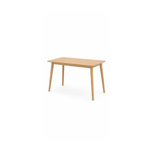 Ensemble de table à manger rectangulaire en teck minimaliste de luxe ARTERRA, style Japandi, chaises modernes avec coussins, écologiques, durables, pour restaurant - Product Image 3