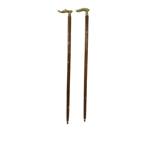 Wholesale Traditional Wooden Walking Stick Brass Handle - Product Image 3
