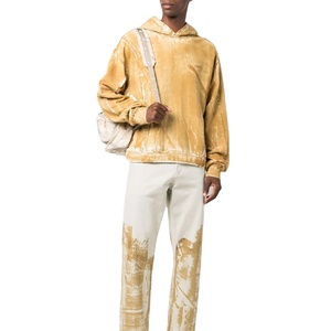 Sudadera con Capucha para Hombre, Estilo Camuflaje, Lavado Ácido, Térmica, Cortavientos, Último Modelo, Mezcla de Algodón, MOQ Bajo, Marca Privada, Directo de Fábrica - Product Image 1