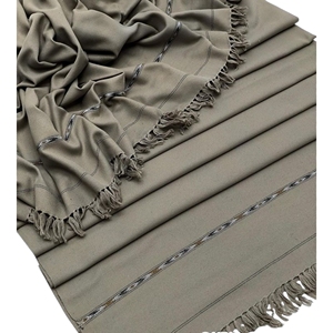 Châle en laine long uni à franges, léger, coupe-vent, respirant, unisexe, pour adulte, usage quotidien hivernal, écharpe traditionnelle, protection solaire - Product Image 6