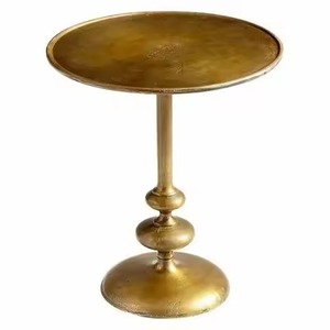 Modern Round <b>Coffee</b> <b>Table</b> with Black <b>Glass</b> Top <b>and</b> <b>Gold</b> Metal Frame Contemporary Living Room Furniture Decorative Design - Product Image 2